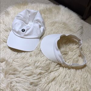 lululemon athletica White Cap and Visor Set